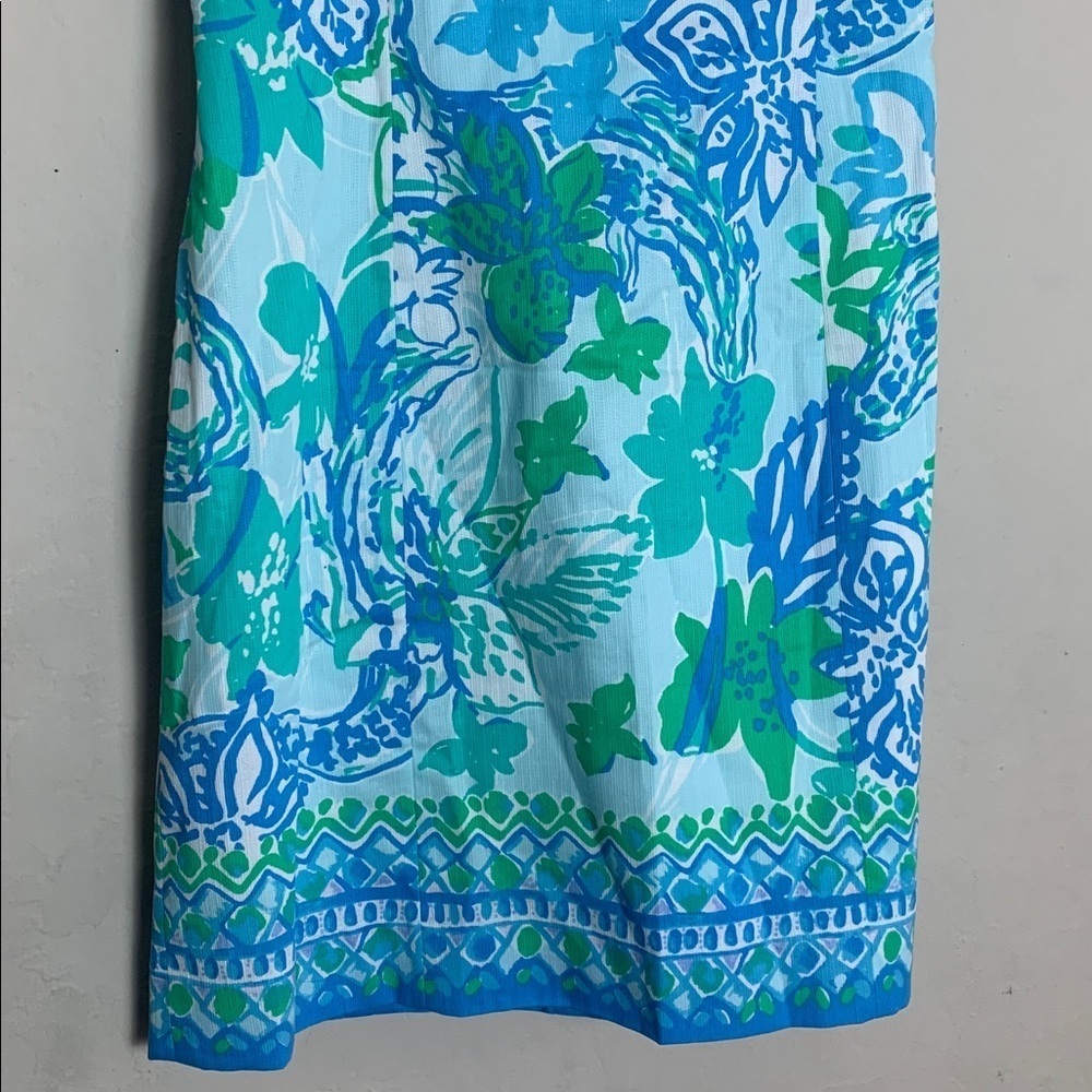 Lilly Pulitzer Shelli Stretch Shift Boom Croc A Loca $168 Size 6 - Picture 4 of 8